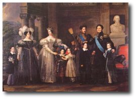 La famille Bernadotte en 1837